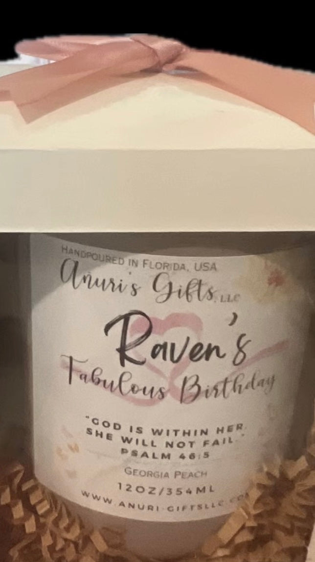 Custom Luxe Scented Candle