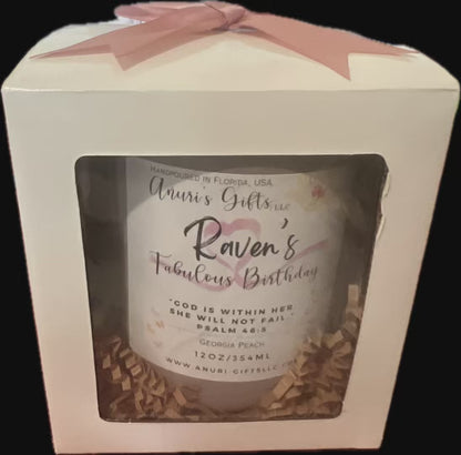 Custom Luxe Scented Candle